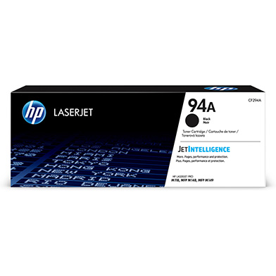 HP CF294A 94A Black Original LaserJet Toner Cartridge (1,200 Pages)