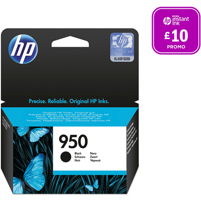 HP CN049AE No.950 Black Ink Cartridge (1,000 Pages)