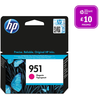 HP CN051AE 951 Magenta Ink Cartridge (700 Pages)