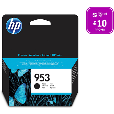 HP L0S58AE 953 Black Ink Cartridge (1,000 Pages)