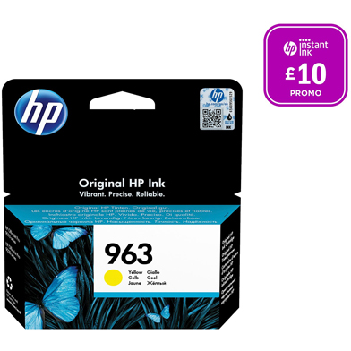 HP 3JA25AE 963 Yellow Ink Cartridge (700 Pages)