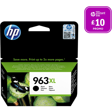 HP 3JA30AE 963XL Black Ink Cartridge (2,000 Pages)