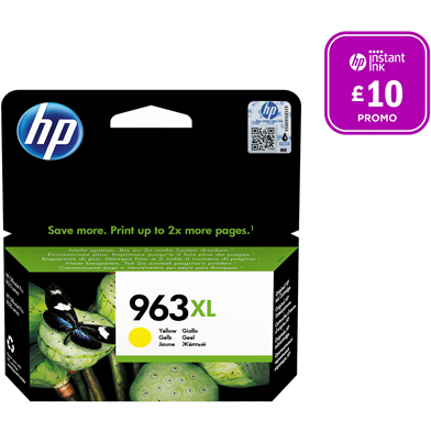 HP 3JA29AE 963XL Yellow Ink Cartridge (1,600 Pages)