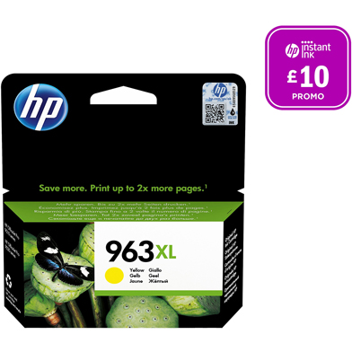 HP 963XL Yellow Ink Cartridge (1,600 Pages) 