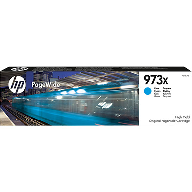 HP F6T81AE 973X High Yield Cyan Ink Cartridge (7,000 Pages)