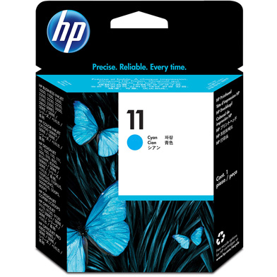 HP C4836AE 11 Cyan Ink Cartridge (2,350 Pages)