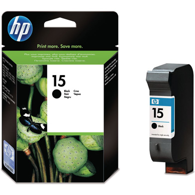 HP No.15 Black Inkjet Print Cartridge (25ml)