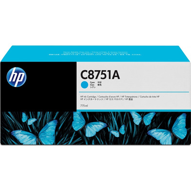 HP C8751A Cyan C8751A Ink Cartridge (775ml)