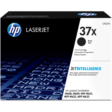 HP 37X Black High Yield Toner Cartridge (25,000 Pages)