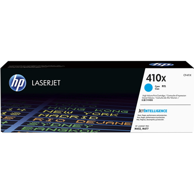 HP CF411X 410X Cyan Toner Cartridge (5,000 Pages)