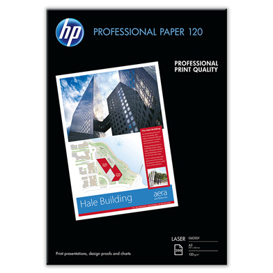 HP CG969A Professional Glossy Laser Paper - 120gsm (250 Sheets / A3 / 297 x 420 mm)