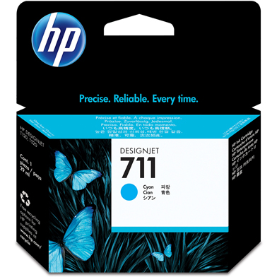 HP CZ130A 711 Cyan Ink Cartridge (29ml)