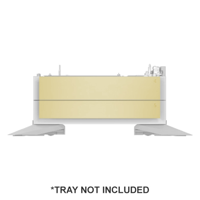 HP 190D4A LaserJet Department Constellation Yellow Colour Panel for 2 x 520 Sheet Tray Unit