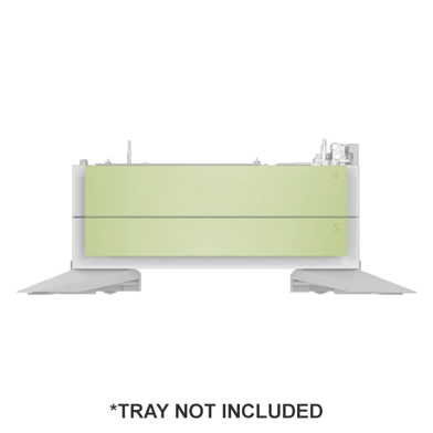 HP 190C4A LaserJet Department Cosmic Green Colour Panel for 2 x 520 Sheet Tray Unit