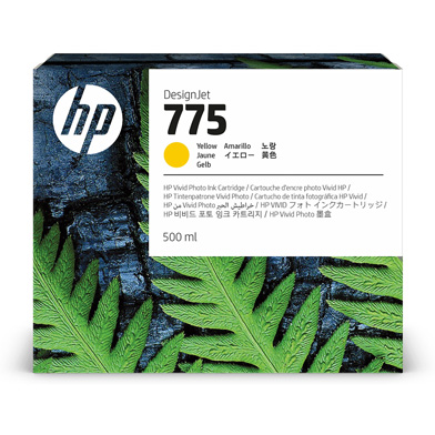 HP 1XB19A 775 Yellow Ink Cartridge (500ml)