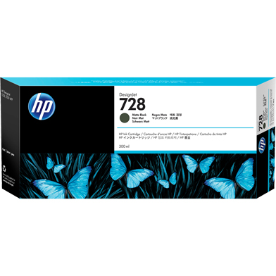 HP F9J68A 728 Matte Black Ink Cartridge (300ml)