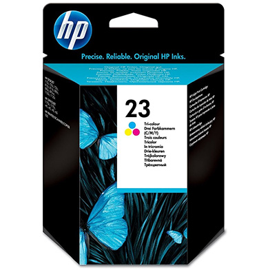 HP No.23 Tri-Colour InkJet Cartridge (30ml)