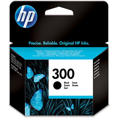 HP CC640EE No.300 Black Ink Cartridge (200 Pages)