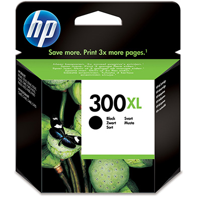 HP CC641EE No.300XL Black Ink Cartridge (600 Pages)
