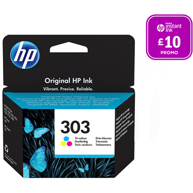 HP T6N01AE 303 Tri-color Original Ink Cartridge (165 Pages)