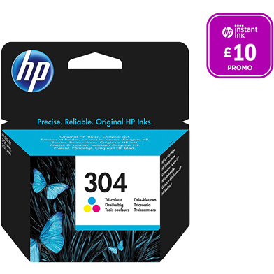 HP 304 CMY Ink Cartridge (100 Pages)