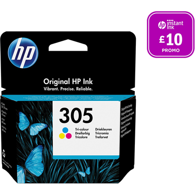 HP 3YM60AE 305 Tri-Colour Ink Cartridge CMY (100 Pages)