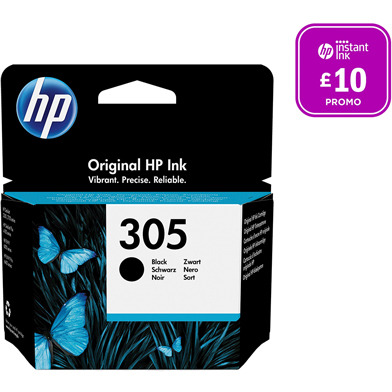 HP 3YM61AE 305 Black Ink Cartridge (120 Pages)