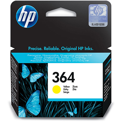 HP CB320EE No.364 Yellow Ink Cartridge (300 Pages)