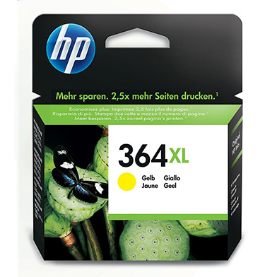HP CB325EE No.364XL Yellow Ink Cartridge (750 Pages)