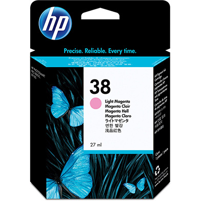 HP C9419A No.38 Light Magenta Ink Cartridge (440 Pages)