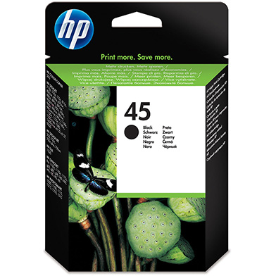 HP No.45 Black Ink Cartridge (930 Pages)