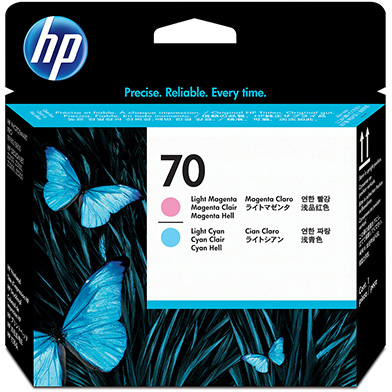 HP C9405A No.70 Light Cyan and Light Magenta Printhead