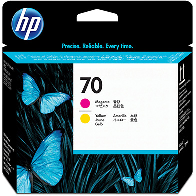 HP C9406A No.70 Magenta and Yellow Printhead