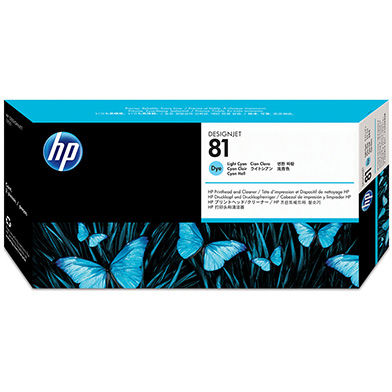 HP C4955A No.81 Light Magenta Dye Printhead and Printhead Cleaner