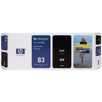 HP C4940A No.83 Black UV Ink Cartridge (680ml)