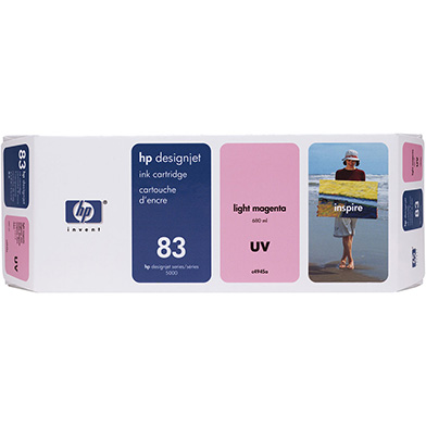 HP C4945A No.83 Light Magenta UV Ink Cartridge (680ml)