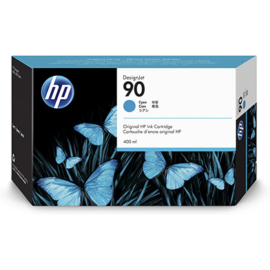 HP C5061A No.90 Cyan Ink Cartridge (400ml)