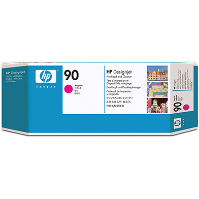 HP C5056A No.90 Magenta Printhead and Printhead Cleaner