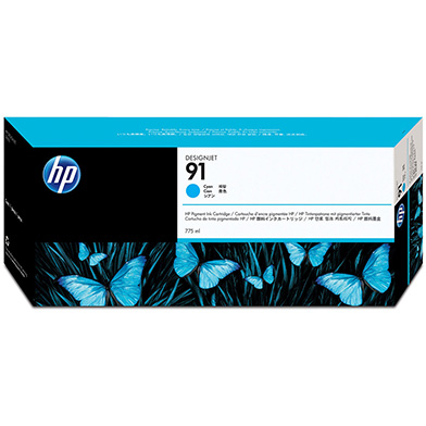 HP C9467A No.91 Cyan Ink Cartridge (775ml)