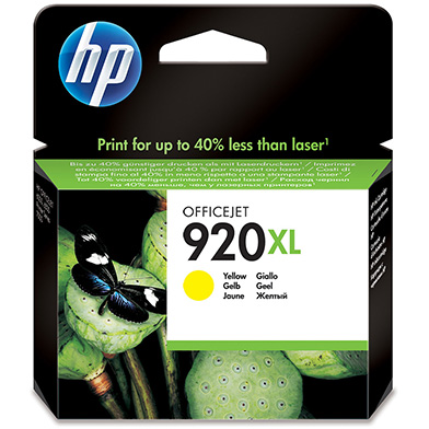 HP CD974AE No.920XL Yellow Ink Cartridge (700 Pages)