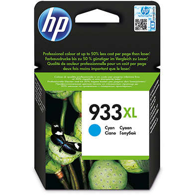 HP CN054AE No.933XL Cyan Ink Cartridge (825 Pages)
