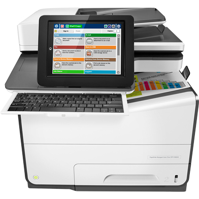 HP PageWide Managed Color Flow MFP E58650z (with Managed Print Flex)