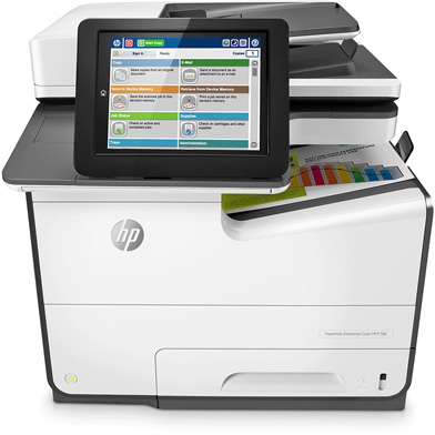 HP PageWide Enterprise MFP 586dn + High Capacity Ink Pack K (11,000 Pages) CMY (10,000 Pages)