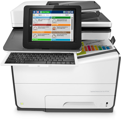 HP PageWide Enterprise MFP 586z (with Managed Print Flex)