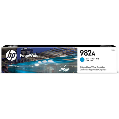 HP T0B23A 982A Cyan Original PageWide Cartridge (8,000 Pages)