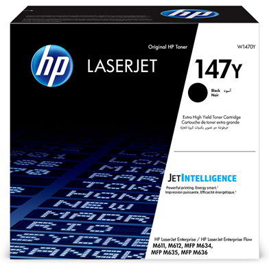 HP W1470Y 147Y Extra High Capacity Black Toner Cartridge (42,000 Pages)