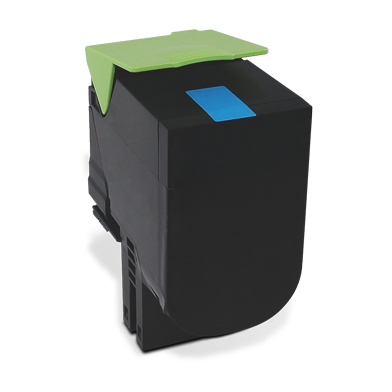 Compatible Lexmark Cyan High Yield Return Programme Toner Cartridge (2,300 Pages) 