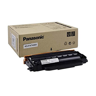 Panasonic KXFAT430X Black Toner Cartridge (3,000 Pages)
