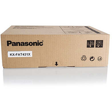 Panasonic KXFAT431X Black High Capacity Toner Cartridge (6,000 Pages)