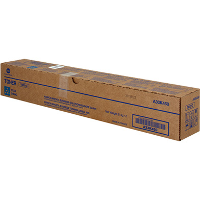 Konica Minolta A33K450 TN321C Cyan Toner Cartridge (25,000 Pages)